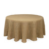 108 Inch Round Burlap Tablecloth