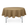 90 Inch Round Burlap Tablecloth