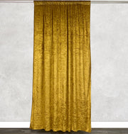 Velvet 10 ft x 60 Inch Drape with 4 Inch Pocket Gold