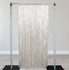 Velvet 8 ft x 60 Inch Drape with 4 Inch Pocket Ivory