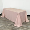 90 x 156 inch L'amour Rectangular Tablecloth Blush