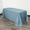 90 x 132 inch L'amour Rectangular Tablecloth Dusty Blue
