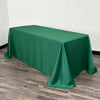 90 x 156 Inch Rectangular L'amour Tablecloth Emerald Green