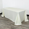 90 x 156 inch L'amour Rectangular Tablecloth Ivory