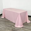 90 x 156 inch L'amour Rectangular Tablecloth Pink