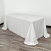 90 x 132 inch L'amour Rectangular Tablecloth White