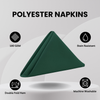 20 inch Polyester Cloth Napkins Hunter Green (Pack of 10)