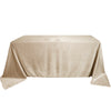 90 x 156 Inch Rectangular Velvet Tablecloth Champagne