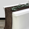 14 x 108 Inch Crushed Velvet Table Runner Chocolate Brown