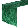 14 x 108 Inch Velvet Table Runner Emerald Green - Bridal Tablecloth
