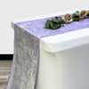 14 x 108 Inch Crushed Velvet Table Runner Lavender
