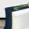 14 x 108 Inch Crushed Velvet Table Runner Navy Blue