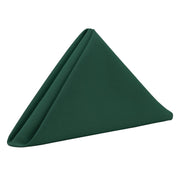 20 inch Polyester Cloth Napkins Hunter Green (Pack of 10) - Bridal Tablecloth