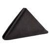 10 Pack 20 Inch Velvet Cloth Napkins Black