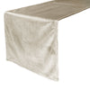 14 x 108 Inch Velvet Table Runner Champagne