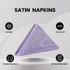 20 inch Satin Cloth Napkins Lavender (Pack of 10)