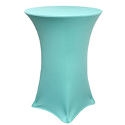 30 inch Highboy Cocktail Round Spandex Table Cover Tiffany