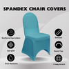 Spandex Banquet Chair Cover Malibu Blue