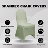 Stretch Spandex Banquet Chair Cover Sage