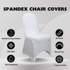 Spandex Banquet Chair Cover White