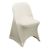 Stretch Spandex Folding Chair Cover Ivory