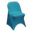 Stretch Spandex Folding Chair Cover Malibu Blue