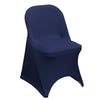 Stretch Spandex Folding Chair Cover Navy Blue