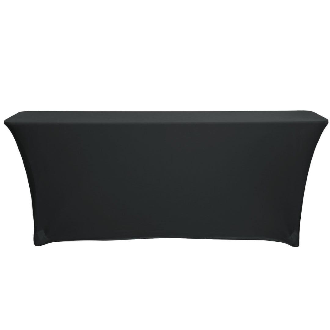 Home / Stretch Spandex 6 ft x 18 Inches Classroom Rectangular Table ...