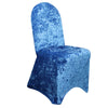 Velvet Spandex Banquet Chair Cover Royal Blue