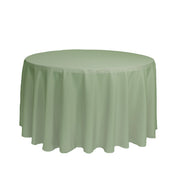108 inch Polyester Round Tablecloth Sage - Bridal Tablecloth