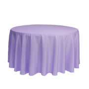 120 inch Polyester Round Tablecloth Lavender