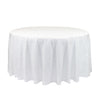 120 inch Glitz Sequin Round Tablecloth White