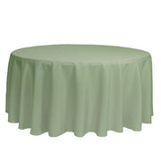 132 inch Polyester Round Tablecloth Sage - Bridal Tablecloth