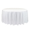 132 inch Glitz Sequin Round Tablecloth White
