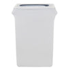 23 Gallon Spandex Slim Jim Narrow Trash Can Cover White - Bridal Tablecloth