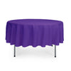 90 inch Polyester Round Tablecloth Purple