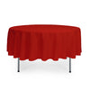 90 inch Polyester Round Tablecloth Red - Bridal Tablecloth