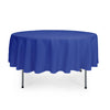 90 inch Polyester Round Tablecloth Royal Blue