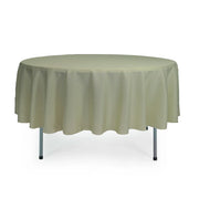 90 Inch Polyester Round Tablecloth Sage - Bridal Tablecloth