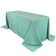 90 x 132 inch Polyester Rectangular Tablecloth Tiffany - Bridal Tablecloth