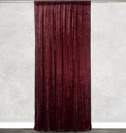 Velvet 12 ft x 60 Inch Drape with 4 Inch Pocket Burgundy - Bridal Tablecloth