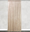 Velvet 8 ft x 60 Inch Drape with 4 Inch Pocket Champagne - Bridal Tablecloth