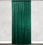 Velvet 8 ft x 60 Inch Drape with 4 Inch Pocket Emerald Green - Bridal Tablecloth