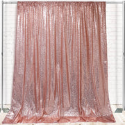 Glitz Sequin on Taffeta Drape/Backdrop 10 ft x 104 Inches Blush - Bridal Tablecloth