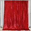 Glitz Sequin on Taffeta Drape/Backdrop 10 ft x 104 Inches Red - Bridal Tablecloth