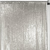 Glitz Sequin Drape/Backdrop 7 ft x 4 ft Silver