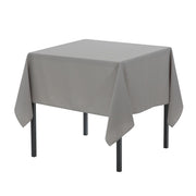 60 x 60 inch Polyester Square Tablecloth Gray