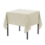 60 x 60 inch Polyester Square Tablecloth Ivory
