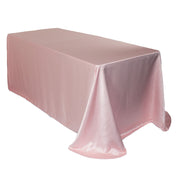 90 x 132 inch L'amour Rectangular Tablecloth Pink