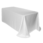 90 x 132 inch L'amour Rectangular Tablecloth White